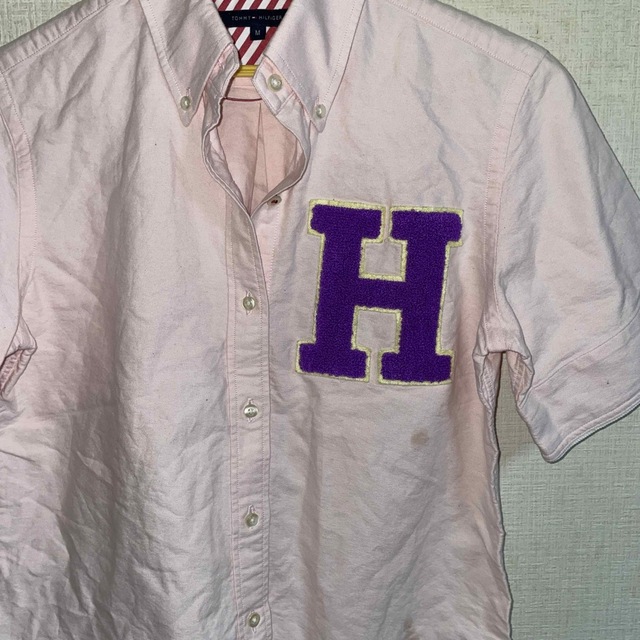 TOMMY HILFIGER(トミーヒルフィガー)のTOMMY トミーフイルガボタンダウンシャツ レディースのトップス(シャツ/ブラウス(半袖/袖なし))の商品写真