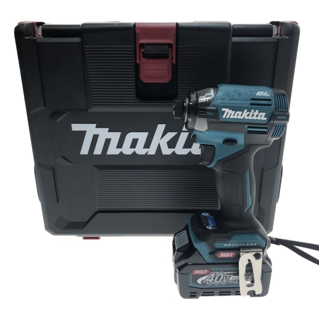 インテリア/住まい/日用品□□MAKITA マキタ 充電式インパクトドライバ TD002GRDX ブルー