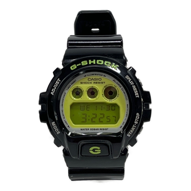 CASIO(カシオ)の◆◆CASIO カシオ G-SHOCK　腕時計 DW-6900CS ブラック x イエロー メンズの時計(ラバーベルト)の商品写真