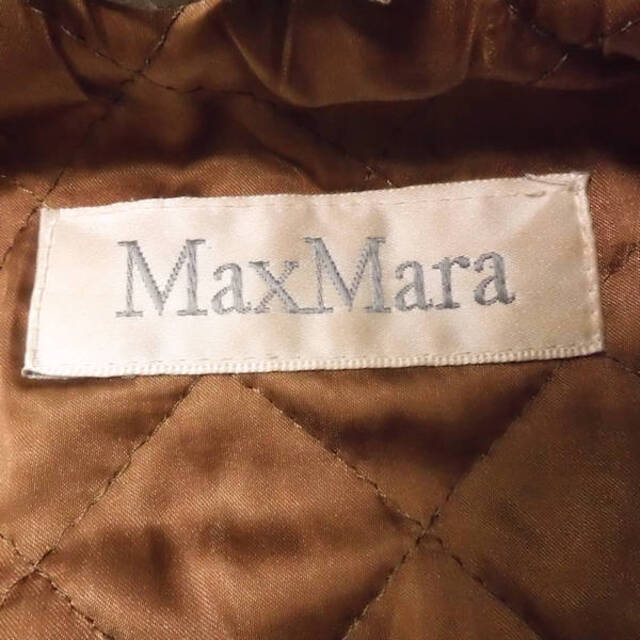 Max Mara(マックスマーラ)のMAXMARA マックスマーラ コート ブラウン系 42 ウール カシミヤ 白タグ ファー フード AM3679B17 レディースのジャケット/アウター(その他)の商品写真