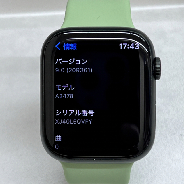 Apple Watch(アップルウォッチ)のW755 Apple Watch 7 45mm GPS+セルラー メンズの時計(腕時計(デジタル))の商品写真