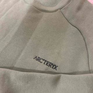 アークテリクス ワード エンブレム クルー XL オリーブ セージ