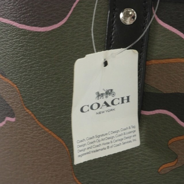 COACH(コーチ)のCOACH トートバッグ ハンドバッグ PVC リバーシブル 迷彩 カモフラ レディースのバッグ(トートバッグ)の商品写真