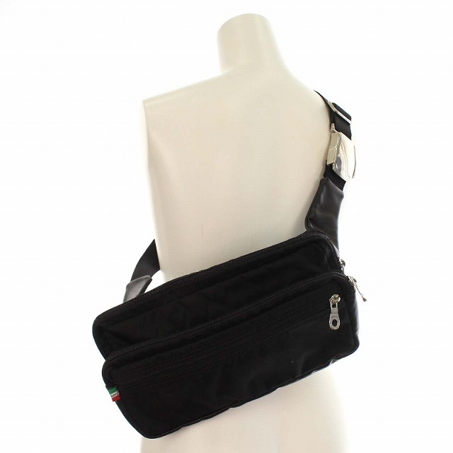 Orobianco(オロビアンコ)のOROBIANCO ウエストバッグ ボディバッグ ナイロン レザー 切替 メンズのバッグ(ウエストポーチ)の商品写真