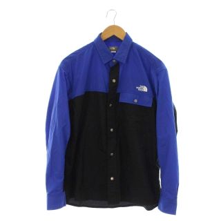 ザノースフェイス(THE NORTH FACE)のTHE NORTH FACE ロングスリーブヌプシシャツ NR11961 青(シャツ)