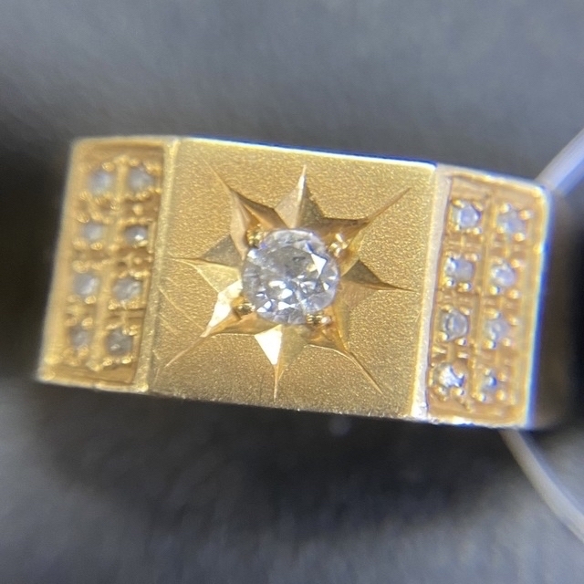 【メンズ】ダイヤモンド リング K18 D0.26ct 7.1g メンズのアクセサリー(リング(指輪))の商品写真