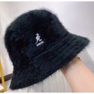 カンゴール(KANGOL)のayu mama様専用❣️カンゴール ファー バケットハット ワンポイント(ハット)