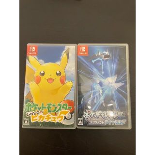 ニンテンドースイッチ(Nintendo Switch)のポケットモンスター Let's Go! ピカチュウ、ブリリアントダイヤモンド　(家庭用ゲームソフト)