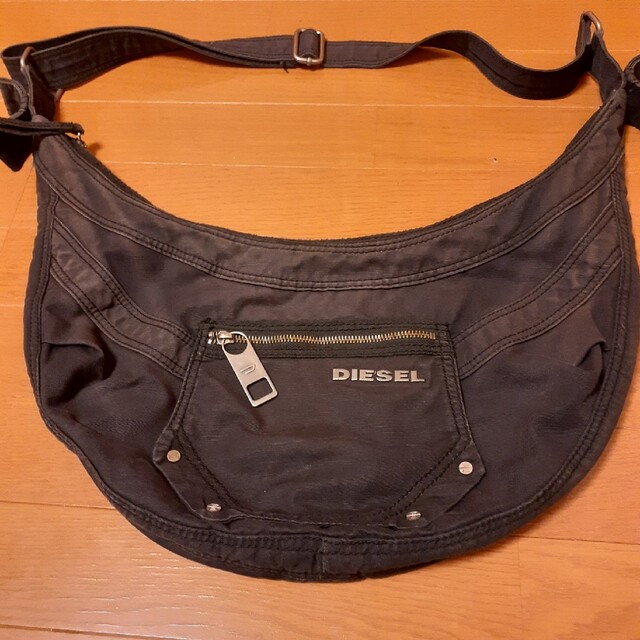 DIESEL - ディーゼル-ショルダーバック-黒布製の通販 by まきの
