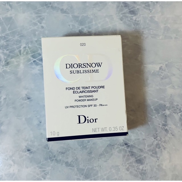 Christian Dior(クリスチャンディオール)のChristianDior ディオール スノー サブリシーム 空箱 コスメ/美容のベースメイク/化粧品(その他)の商品写真