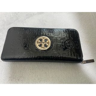 トリーバーチ(Tory Burch)のTORY BURCH トリーバーチ　エナメル型押し　長財布(財布)