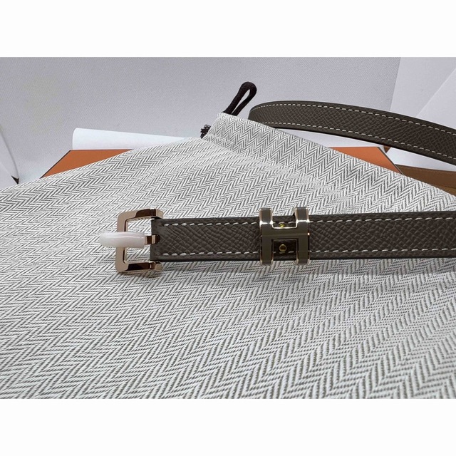 Hermes(エルメス)の新品　エルメスベルト 《ポップH》  エトゥープ  80cm  レディースのファッション小物(ベルト)の商品写真