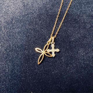 ネックレス k18 ダイヤモンドの通販 by Rui COUTURE|ラクマ