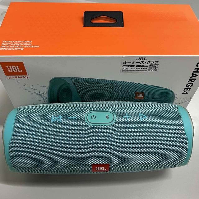 JBL ポータブルBluetoothスピーカー CHARGE 4 TEAL無防滴防水機能