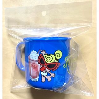 ヒステリックミニ(HYSTERIC MINI)のヒスミニ☆正規品☆新品☆プラカップ☆青☆ランチ☆お弁当☆コップ☆togo(弁当用品)