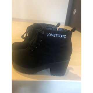 ラブトキシック(lovetoxic)の女の子　ショートブーツ(ブーツ)