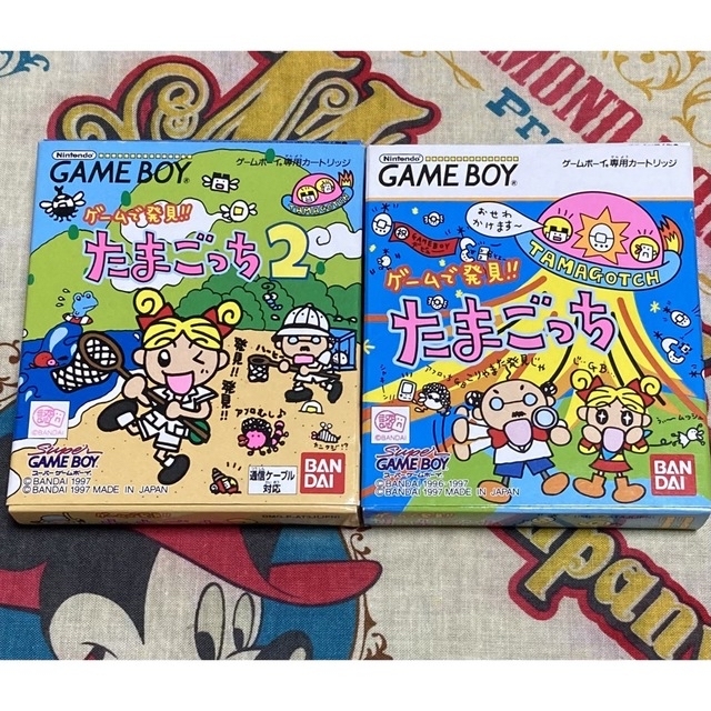 GBソフト　ゲームで発見！　たまごっち　1 & 2  おまけつき