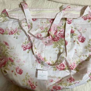 ローラアシュレイ(LAURA ASHLEY)のローラアシュレイLaura ashley バッグ縦31cm横45cmマチ11cm(エコバッグ)