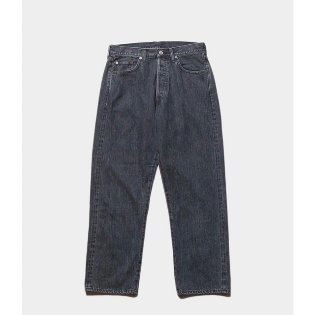 COMOLI(コモリ)のA.PRESSE Washed Denim Pants ブラック・サイズ34 メンズのパンツ(デニム/ジーンズ)の商品写真