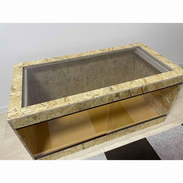 爬虫類ケージ 90×45×45サイズ⭐️天井金網仕様 爬虫類ケージ 90×45×45サイズ⭐️天井金網仕様