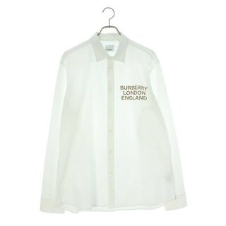 バーバリー(BURBERRY)のバーバリー 8038637 胸ロゴデザイン長袖シャツ メンズ XS(シャツ)