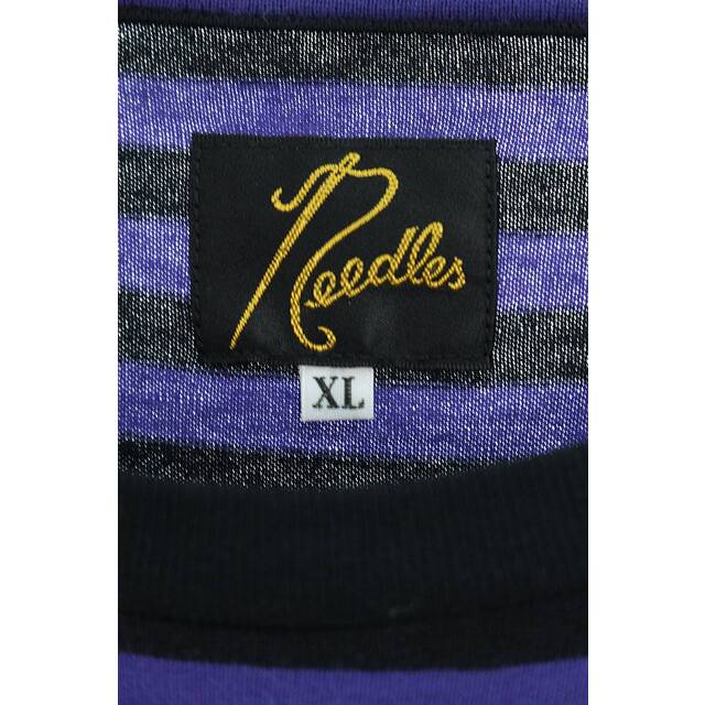 Needles(ニードルス)のニードルス KP237 S/S Crew Neck Tee クルーネックボーダーTシャツ メンズ XL メンズのトップス(Tシャツ/カットソー(半袖/袖なし))の商品写真