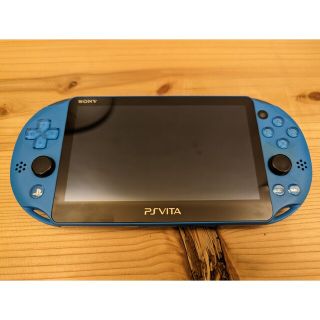 プレイステーションヴィータ(PlayStation Vita)のPlayStation Vita Wi-Fiモデル アクア・ブルー(携帯用ゲーム機本体)