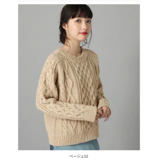 ローリーズファーム(LOWRYS FARM)の新品LOWRYS FARM  3Gケーブルブルオーバー(ニット/セーター)