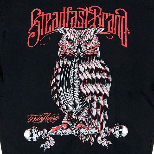 Steadfast Perched Owl プルオーバーパーカー XXL