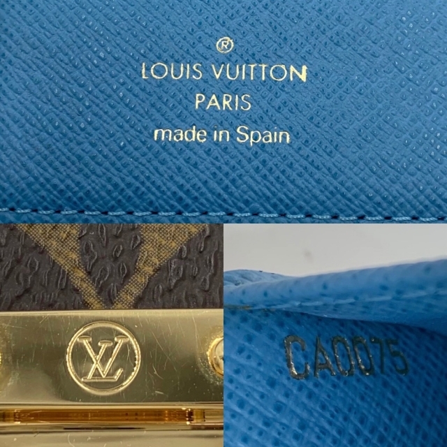 LOUIS VUITTON(ルイヴィトン)のLOUIS VUITTON ルイヴィトン 手帳カバー モノグラム アジェンダPM コアラ スケジュール帳 メンズ レディース 男女兼用 R20007    ブラウン 茶 ブルー 青 ゴールド金具 ユニセックス ギフト 美品【中古品】 メンズのファッション小物(手帳)の商品写真