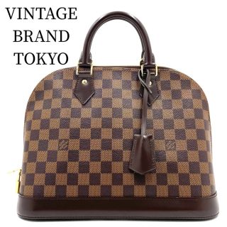 ルイヴィトン(LOUIS VUITTON)のLOUIS VUITTON ルイヴィトン ハンドバッグ ダミエ アルマPM ブラウン 茶 鞄 かばん N53151    エベヌ ゴールド金具 レディース 美品【中古品】(ハンドバッグ)