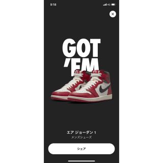 ジョーダン(Jordan Brand（NIKE）)のAIRJORDAN1 HIGH OG"Lost & Found/Chicago"(スニーカー)