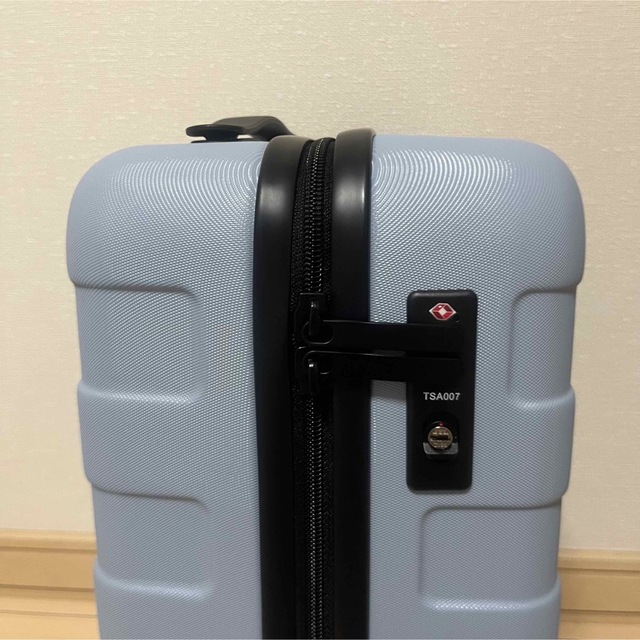 MUJI (無印良品)(ムジルシリョウヒン)の無印良品 キャリーケース 20L ライトブルー レディースのバッグ(スーツケース/キャリーバッグ)の商品写真