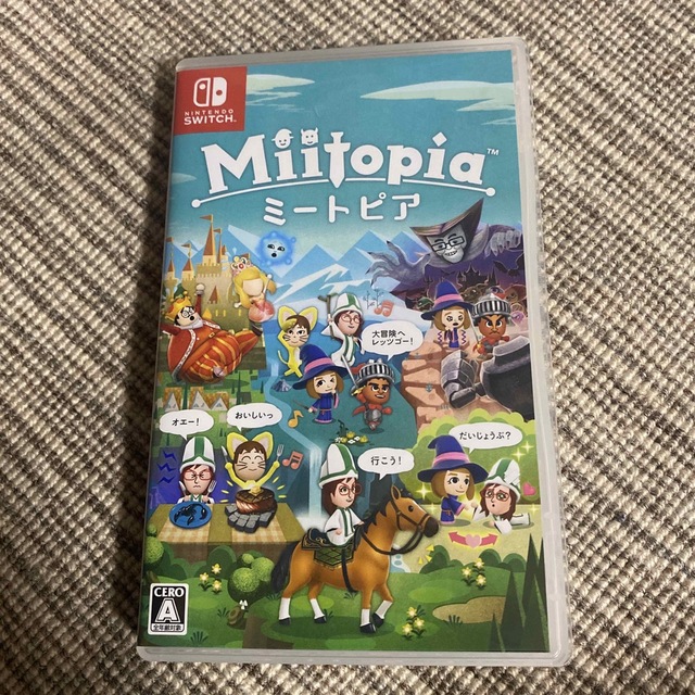 Miitopia Switch 中古 エンタメ/ホビーのゲームソフト/ゲーム機本体(家庭用ゲームソフト)の商品写真