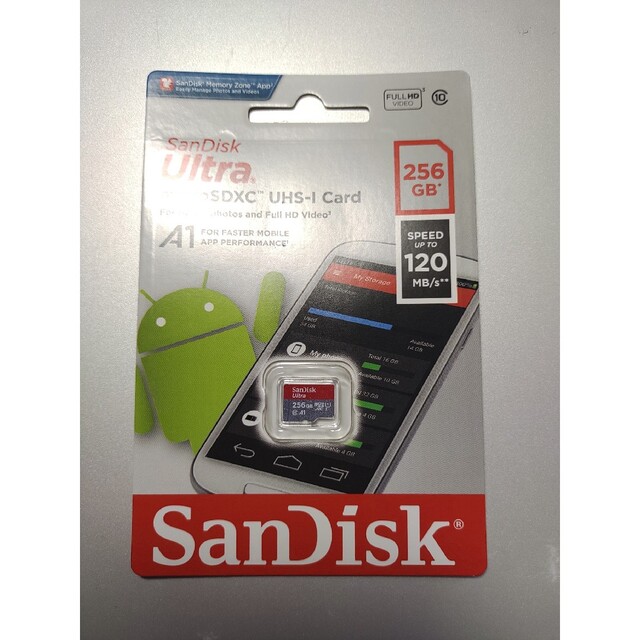 SanDisk(サンディスク)のSanDisk microSDカード Ultra 256GB  サンディスク エンタメ/ホビーのゲームソフト/ゲーム機本体(その他)の商品写真