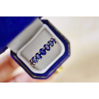 サファイアリング2.1ct　k18(リング(指輪))