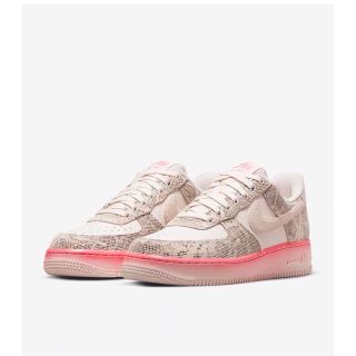 ナイキ(NIKE)の新品　ピンク蛇　27相当NIKE エアフォース1  蛇　パイソン(スニーカー)