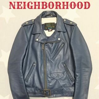 ネイバーフッド(NEIGHBORHOOD)の本店限定 Schott x ネイバーフッド 超希少 ライダース レザージャケット(ライダースジャケット)