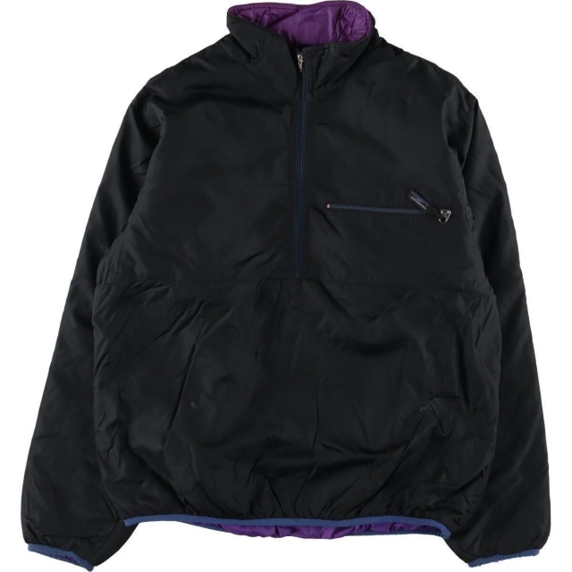 patagonia(パタゴニア)の古着 パタゴニア Patagonia ハーフジップ 中綿ジャケット USA製 メンズL /eaa268222 メンズのジャケット/アウター(ダウンジャケット)の商品写真