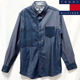 トミーヒルフィガー(TOMMY HILFIGER)の【超美品】TOMMY HILFIGERリアルインディゴ&ディテール凝ってるシャツ(シャツ)