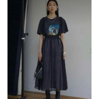 アメリヴィンテージ(Ameri VINTAGE)の2WAY SUSPENDER SKIRT(ロングスカート)