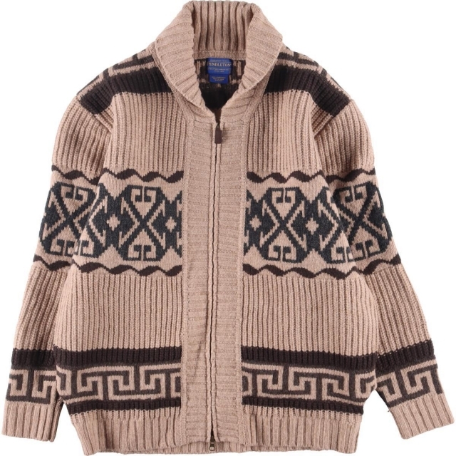 ペンドルトン PENDLETON 総柄 カウチンセーター メンズXL /eaa298729