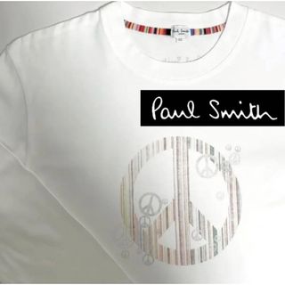 ポールスミス(Paul Smith)の【新品】Paul Smithポールスミス マルチカラーLove&PeaceロンT(Tシャツ/カットソー(七分/長袖))