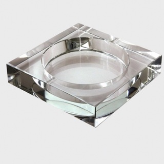 クリスタルガラス 灰皿(灰皿)