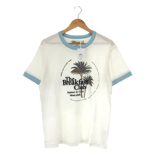 【新品】  DAIRIKU / ダイリク | 2021AW | Palms Trim Tee. パームツリーTシャツ  | L | Youth Blue | メンズTシャツ/カットソー(半袖/袖なし)