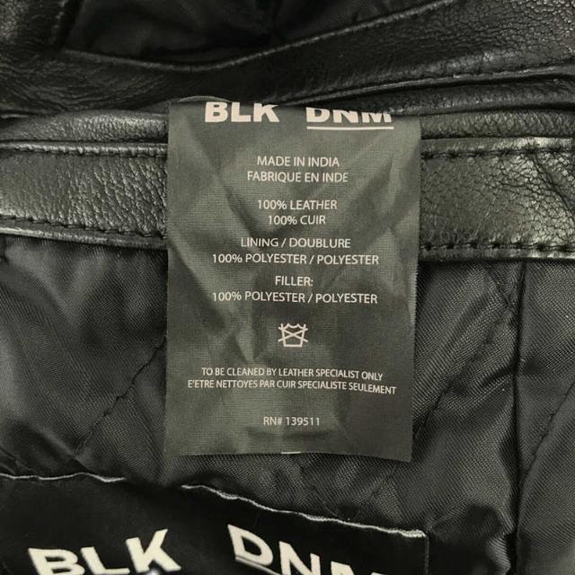 BLK DNM / ブラックデニム | バイカー ダブル レザーライダース 