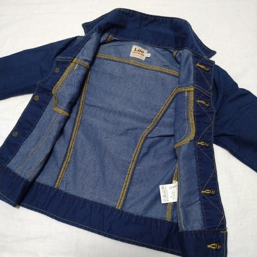 Lee(リー)のLee デニムジャケット　120cm キッズ/ベビー/マタニティのキッズ服男の子用(90cm~)(ジャケット/上着)の商品写真