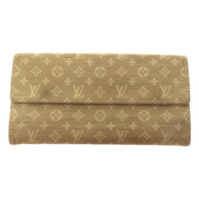 LOUIS VUITTON(ルイヴィトン)のLouis Vuitton / ルイヴィトン | M95311 モノグラム ミニラン ポルトフォイユ サラ デュンヌ ウォレット 長財布 ユニセックス 保存袋有 | ベージュ | レディース レディースのファッション小物(財布)の商品写真