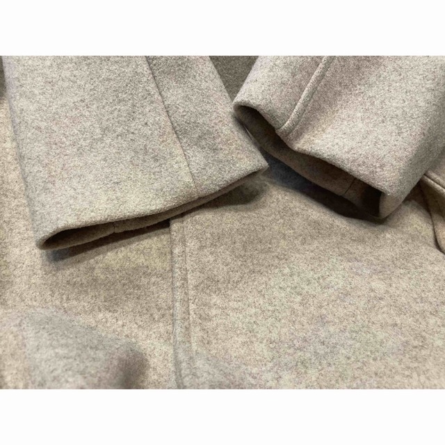 ロングチェスターコート　美品　韓国　ロングコート レディースのジャケット/アウター(チェスターコート)の商品写真