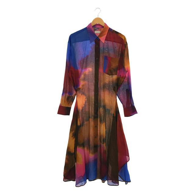 美品　DRIES VAN NOTEN  花柄　コットン　ワンピース　36 赤